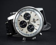 A GENTLEMAN'S STAINLESS STEEL PRIMATO "SHERPA GRAPH" CHRONOGRAPH WRIST WATCH CIRCA 1968, WITH "