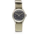 A GENTLEMAN'S BRITISH MILITARY JAEGER LECOULTRE W.W.W. WRIST WATCH CIRCA 1940s, PART OF THE "DIRTY