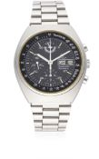 A GENTLEMAN'S STAINLESS STEEL OMEGA SPEEDMASTER MARK 4.5 AUTOMATIC CHRONOGRAPH BRACELET WATCH