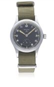 A GENTLEMAN'S BRITISH MILITARY RECORD W.W.W. WRIST WATCH CIRCA 1940s, PART OF THE "DIRTY DOZEN"