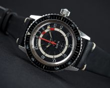 A VERY RARE GENTLEMAN'S STAINLESS STEEL FAVRE LEUBA BATHY 50 DEPTH GAUGE DIVERS WRIST WATCH CIRCA