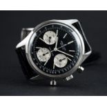 A VERY RARE GENTLEMAN'S STAINLESS STEEL BREITLING TOP TIME CHRONOGRAPH WRIST WATCH CIRCA 1964,
