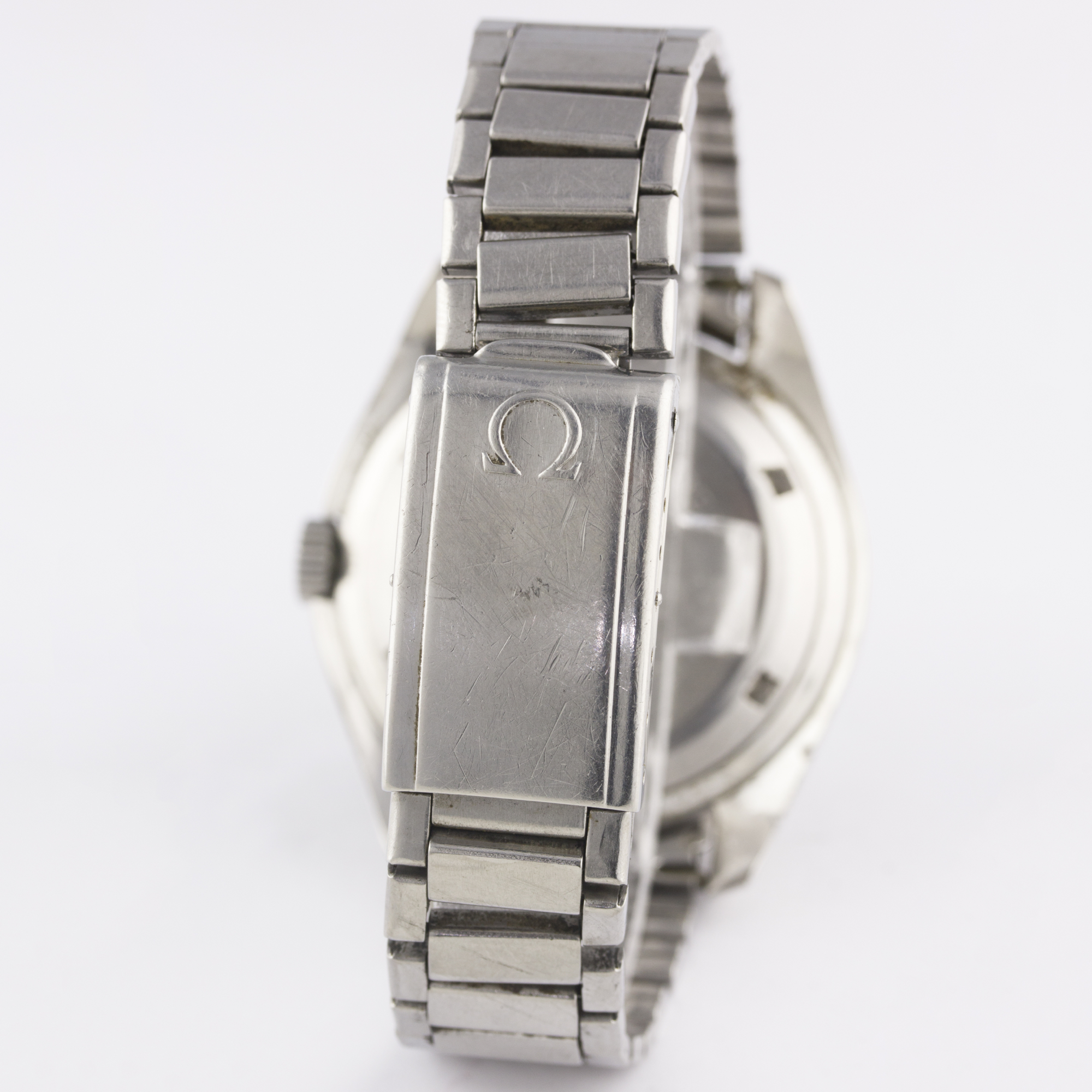 A RARE GENTLEMAN'S STAINLESS STEEL OMEGA SEAMASTER 300 BRACELET WATCH CIRCA 1967, REF. 165024 - Image 7 of 8