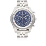 A GENTLEMAN'S STAINLESS STEEL BREITLING FOR BENTLEY MOTORS CHRONOGRAPH BRACELET WATCH DATED 2008,