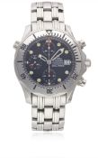 A GENTLEMAN'S STAINLESS STEEL OMEGA SEAMASTER PROFESSIONAL AUTOMATIC CHRONOGRAPH BRACELET WATCH