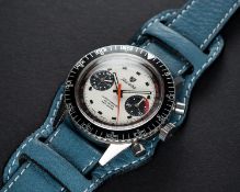 A VERY RARE GENTLEMAN'S STAINLESS STEEL NIVADA CHRONOMASTER AVIATOR SEA DIVER CHRONOGRAPH WRIST