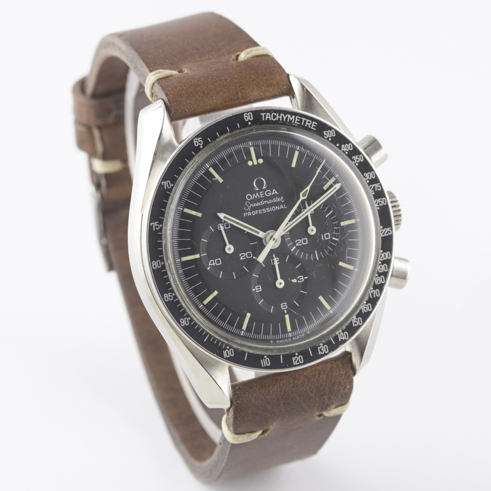 A RARE GENTLEMAN'S STAINLESS STEEL OMEGA SPEEDMASTER PROFESSIONAL CHRONOGRAPH WRIST WATCH CIRCA - Image 7 of 12