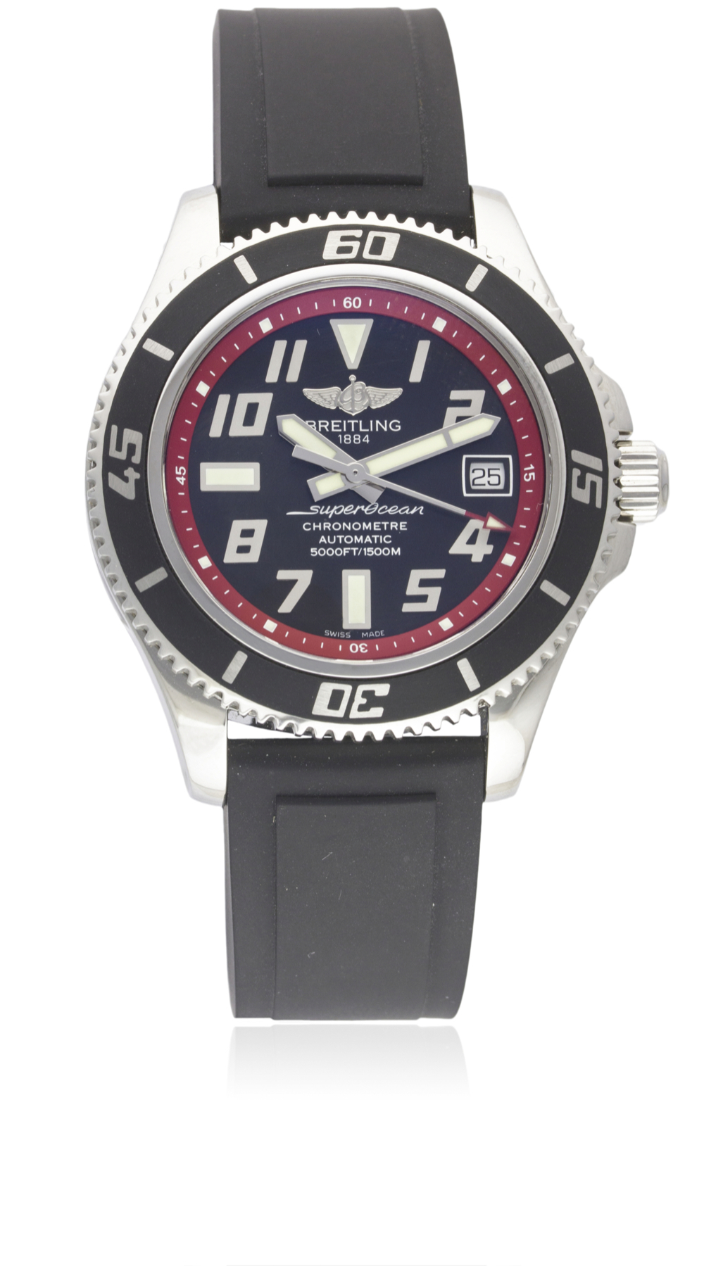 A GENTLEMAN'S STAINLESS STEEL BREITLING SUPEROCEAN 42 AUTOMATIC WRIST WATCH DATED 2015, REF. - Image 2 of 2