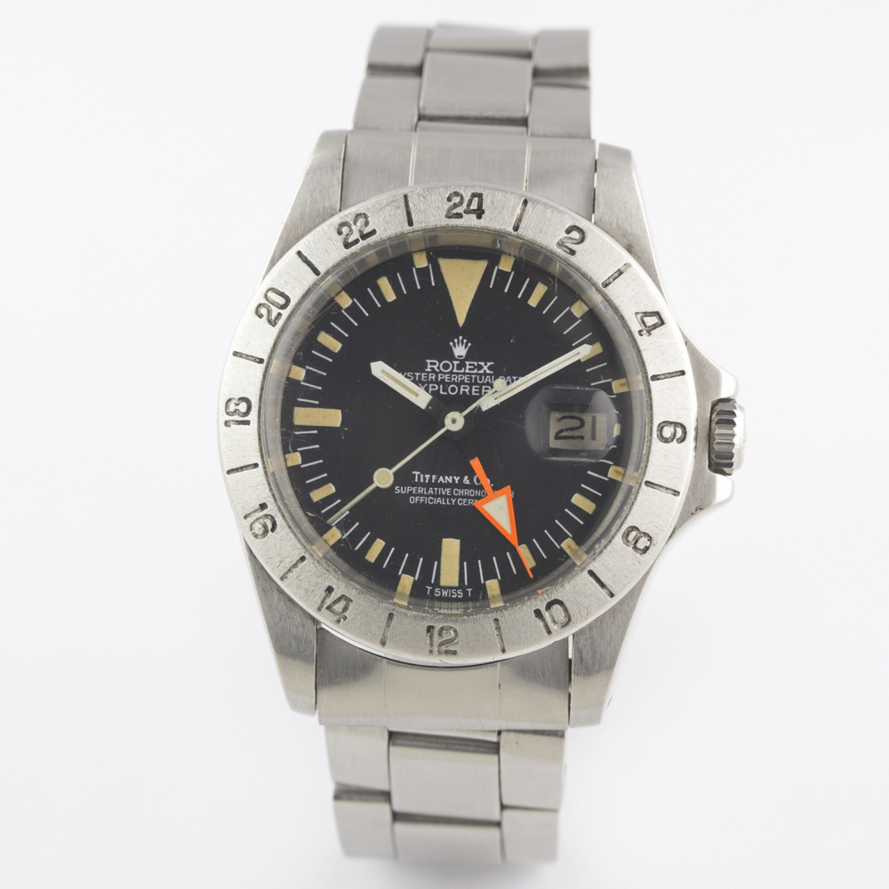 A VERY RARE GENTLEMAN'S STAINLESS STEEL ROLEX OYSTER PERPETUAL DATE EXPLORER II "ORANGE HAND" - Image 4 of 13