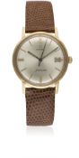 A GENTLEMAN'S 18K SOLID PINK GOLD OMEGA SEAMASTER WRIST WATCH CIRCA 1960s Movement: Manual wind,