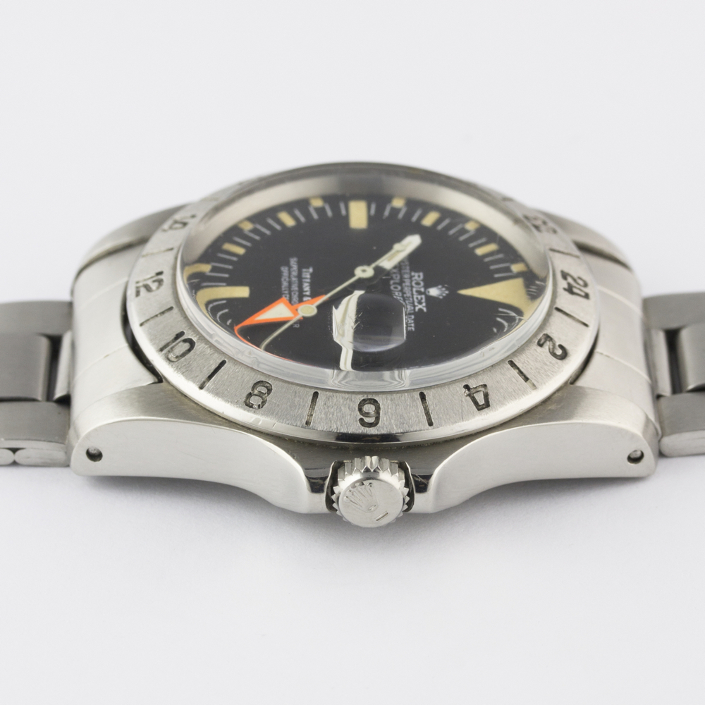 A VERY RARE GENTLEMAN'S STAINLESS STEEL ROLEX OYSTER PERPETUAL DATE EXPLORER II "ORANGE HAND" - Image 12 of 13