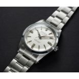 A RARE GENTLEMAN'S STAINLESS STEEL ROLEX OYSTER PERPETUAL MILGAUSS BRACELET WATCH CIRCA 1968, REF.