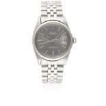 A GENTLEMAN'S STAINLESS STEEL ROLEX OYSTER PERPETUAL DATEJUST BRACELET WATCH CIRCA 1973, REF. 1603