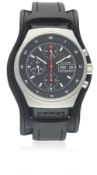 A GENTLEMAN'S STAINLESS STEEL GERMAN MILITARY PORSCHE DESIGN ORFINA "BUND" AUTOMATIC CHRONOGRAPH