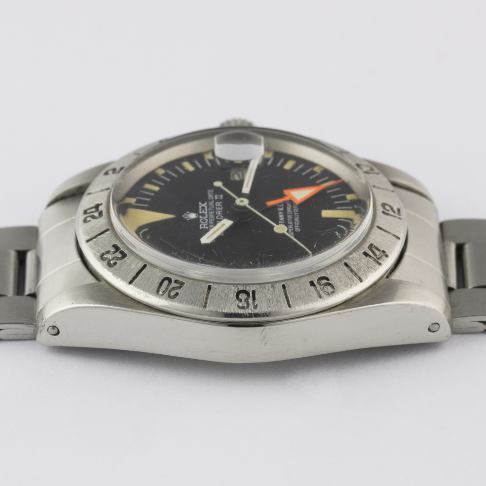 A VERY RARE GENTLEMAN'S STAINLESS STEEL ROLEX OYSTER PERPETUAL DATE EXPLORER II "ORANGE HAND" - Image 13 of 13