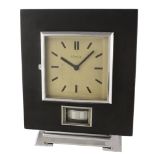 AN EXTREMELY RARE J.L. REUTTER ATMOS PENDULE PERPETUELLE CLOCK CIRCA 1927, BLACK LACQUER CASE WITH