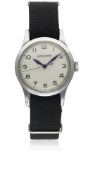 A GENTLEMAN'S BRITISH MILITARY JAEGER LECOULTRE RAF PILOTS WRIST WATCH CIRCA 1940 Movement: Manual