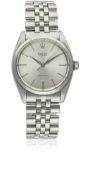 A GENTLEMAN'S STAINLESS STEEL ROLEX OYSTER PRECISION BRACELET WATCH DATED 1963, REF. 6426 WITH