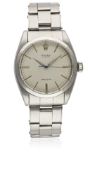 A GENTLEMAN'S STAINLESS STEEL ROLEX OYSTER PRECISION BRACELET WATCH CIRCA 1961, REF. 6426 WITH