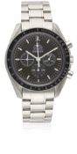 A GENTLEMAN'S STAINLESS STEEL OMEGA SPEEDMASTER RACING CHRONOGRAPH BRACELET WATCH CIRCA 2007, REF.