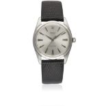 A GENTLEMAN'S LARGE SIZE STAINLESS STEEL ROLEX OYSTER PRECISION WRIST WATCH CIRCA 1964, REF. 6424