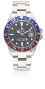 A GENTLEMAN'S STAINLESS STEEL ROLEX OYSTER PERPETUAL GMT MASTER BRACELET WATCH CIRCA 1966, REF. 1675