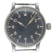 A RARE GERMAN MILITARY LUFTWAFFE B.UHR WEMPE NAVIGATORS OBSERVATION WATCH CIRCA 1940, REF.