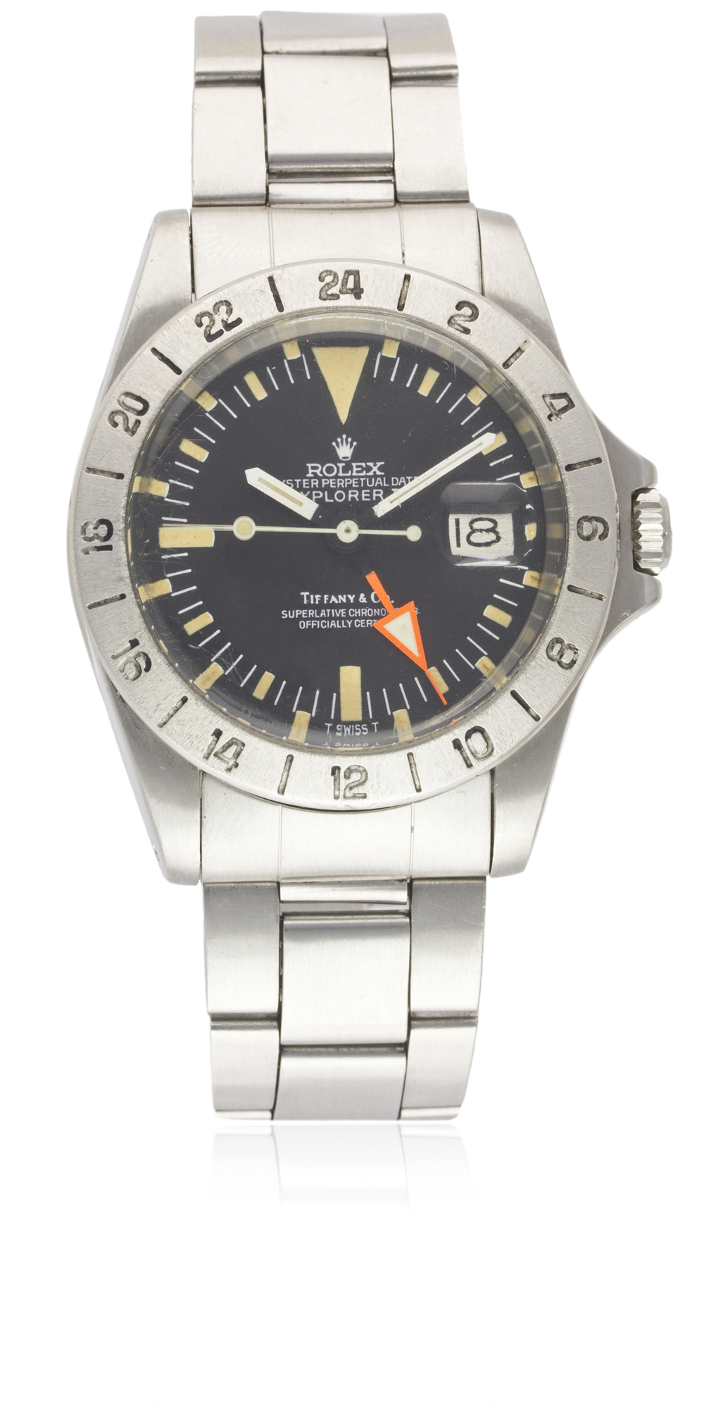 A VERY RARE GENTLEMAN'S STAINLESS STEEL ROLEX OYSTER PERPETUAL DATE EXPLORER II "ORANGE HAND" - Image 3 of 13