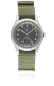 A GENTLEMAN'S BRITISH MILITARY RECORD W.W.W. WRIST WATCH CIRCA 1940s, PART OF THE "DIRTY DOZEN"