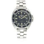 A GENTLEMAN'S STAINLESS STEEL SCUBAPRO 500 AUTOMATIC DIVERS BRACELET WATCH CIRCA 1970s, REF. 67155