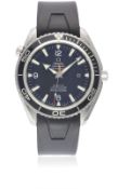 A GENTLEMAN'S STAINLESS STEEL OMEGA SEAMASTER PROFESSIONAL PLANET OCEAN CO-AXIAL CHRONOMETER WRIST