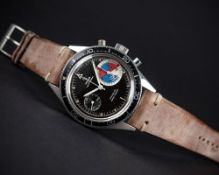 A RARE GENTLEMAN'S STAINLESS STEEL YEMA YACHTINGRAF CHRONOGRAPH WRIST WATCH CIRCA 1967 Movement: