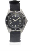 A VERY RARE GENTLEMAN'S STAINLESS STEEL US MILITARY SPECIAL FORCES BENRUS TYPE I WRIST WATCH DATED