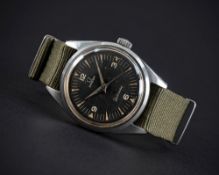 A VERY RARE GENTLEMAN'S STAINLESS STEEL OMEGA RAILMASTER WRIST WATCH CIRCA 1959, REF. 2914-3 SC