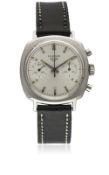 A GENTLEMAN'S STAINLESS STEEL HEUER CAMARO CHRONOGRAPH WRIST WATCH CIRCA 1970, REF. 7743S