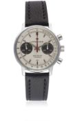 A GENTLEMAN'S JUNGHANS OLYMPIC CHRONOGRAPH WRIST WATCH CIRCA 1970, WITH "PANDA" DIAL Movement: