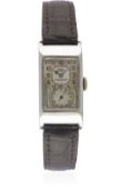 A GENTLEMAN'S SOLID SILVER ROLEX PRINCE WRIST WATCH CIRCA 1930s, REF. 1343A Movement: 15J, manual