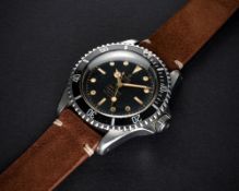 A VERY RARE GENTLEMAN'S STAINLESS STEEL ROLEX TUDOR OYSTER PRINCE SUBMARINER WRIST WATCH CIRCA 1962,