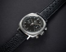 A RARE GENTLEMAN'S STAINLESS STEEL HEUER CAMARO CHRONOGRAPH WRIST WATCH CIRCA 1970, REF. 7743NT WITH