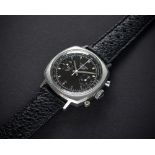 A RARE GENTLEMAN'S STAINLESS STEEL HEUER CAMARO CHRONOGRAPH WRIST WATCH CIRCA 1970, REF. 7743NT WITH