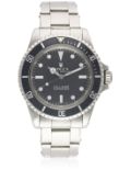 A RARE GENTLEMAN'S STAINLESS STEEL ROLEX OYSTER PERPETUAL SUBMARINER BRACELET WATCH DATED 1967, REF.