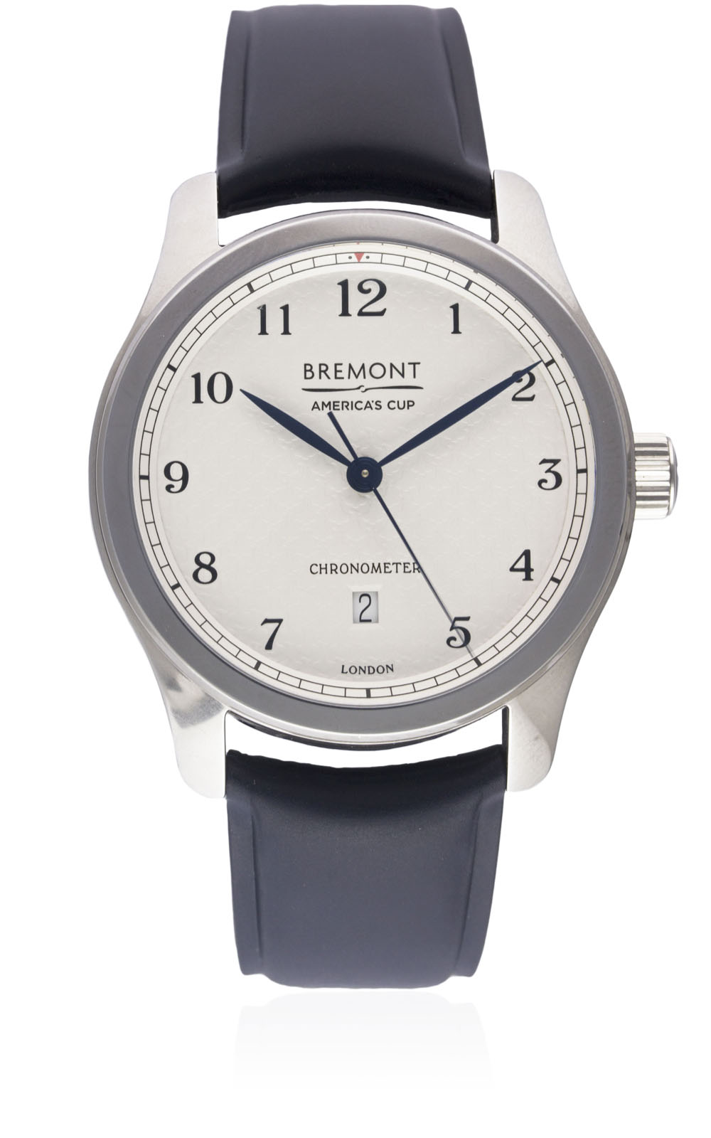 A GENTLEMAN'S STAINLESS STEEL BREMONT AC1 AMERICA'S CUP AUTOMATIC CHRONOMETER WRIST WATCH DATED