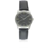 A GENTLEMAN'S STAINLESS STEEL IWC AUTOMATIC WRIST WATCH CIRCA 1960s, REF. R 810 A WITH BRUSHED