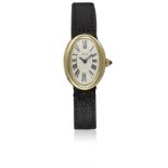 A RARE LADIES 18K SOLID GOLD CARTIER LONDON BAIGNOIRE WRIST WATCH CIRCA 1960s, WITH LONDON HALLMARKS