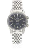 A GENTLEMAN'S STAINLESS STEEL ENICAR SHERPA SUPER DIVETTE AUTOMATIC DIVERS BRACELET WATCH CIRCA