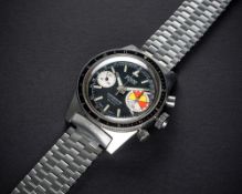 A RARE GENTLEMAN'S STAINLESS STEEL JENNY CARIBBEAN YACHTING CHRONOGRAPH BRACELET WATCH CIRCA 1968,