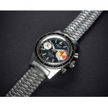 A RARE GENTLEMAN'S STAINLESS STEEL JENNY CARIBBEAN YACHTING CHRONOGRAPH BRACELET WATCH CIRCA 1968,