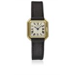 A RARE LADIES 18K SOLID GOLD CARTIER LONDON CEINTURE WRIST WATCH CIRCA 1969, WITH LONDON HALLMARKS