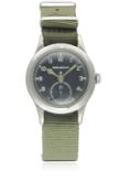 A RARE GENTLEMAN'S BRITISH MILITARY JAEGER LECOULTRE W.W.W. WRIST WATCH CIRCA 1940s, PART OF THE "