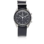 A GENTLEMAN'S STAINLESS STEEL OMEGA SPEEDMASTER PROFESSIONAL CHRONOGRAPH WRIST WATCH CIRCA 2005,